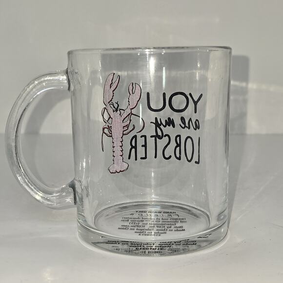 Friends TV Show “You Are My Lobster” Glass Mug Ross Rachel Quote Cup Warner Bros - Picture 4 of 7